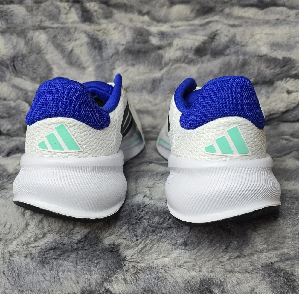 NWB adidas Men's Response Running Shoes In White‎ Aurora Ink Flash Aqua Size 9